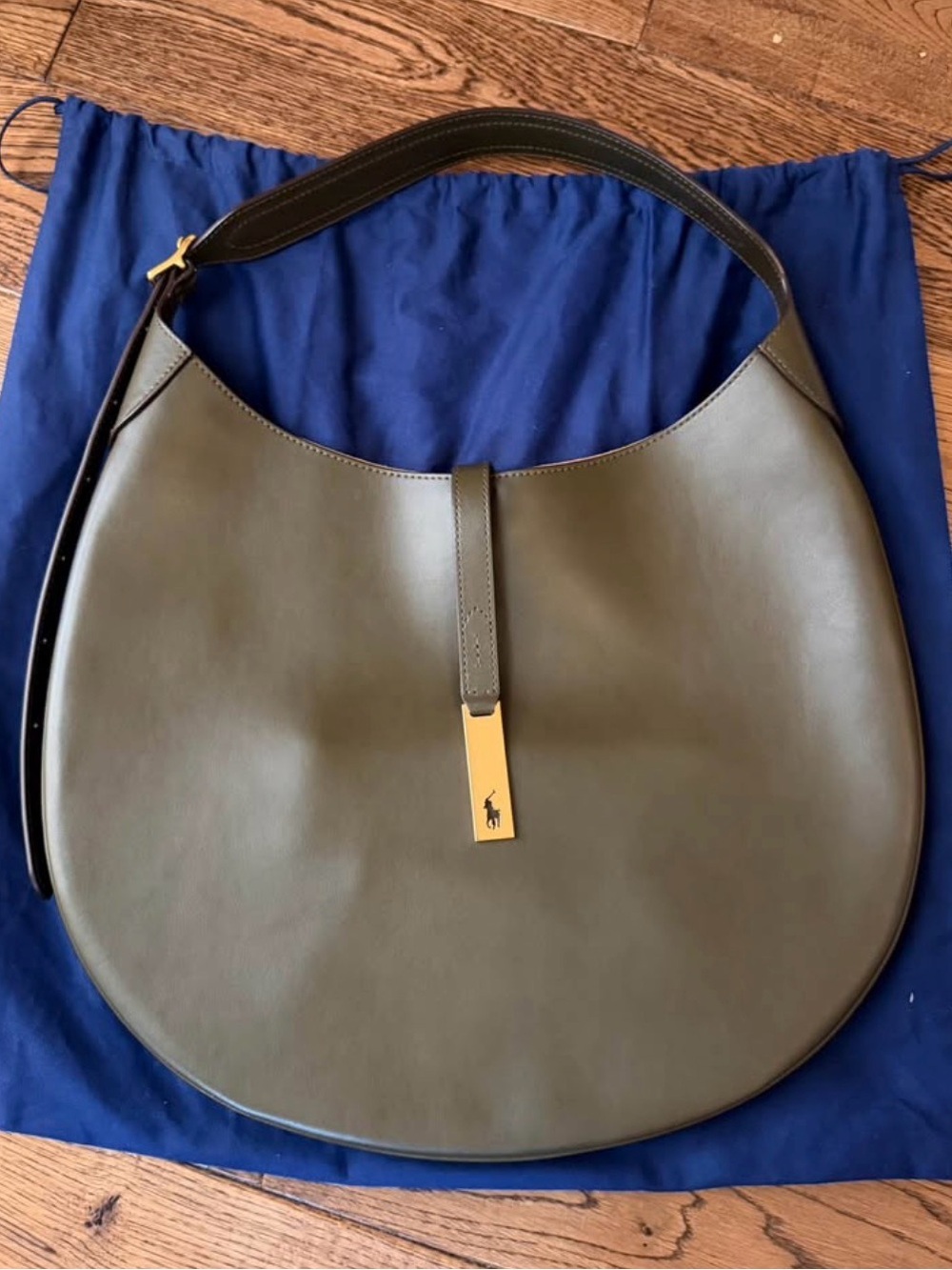 Polo ID Calfskin Large Shoulder Bag